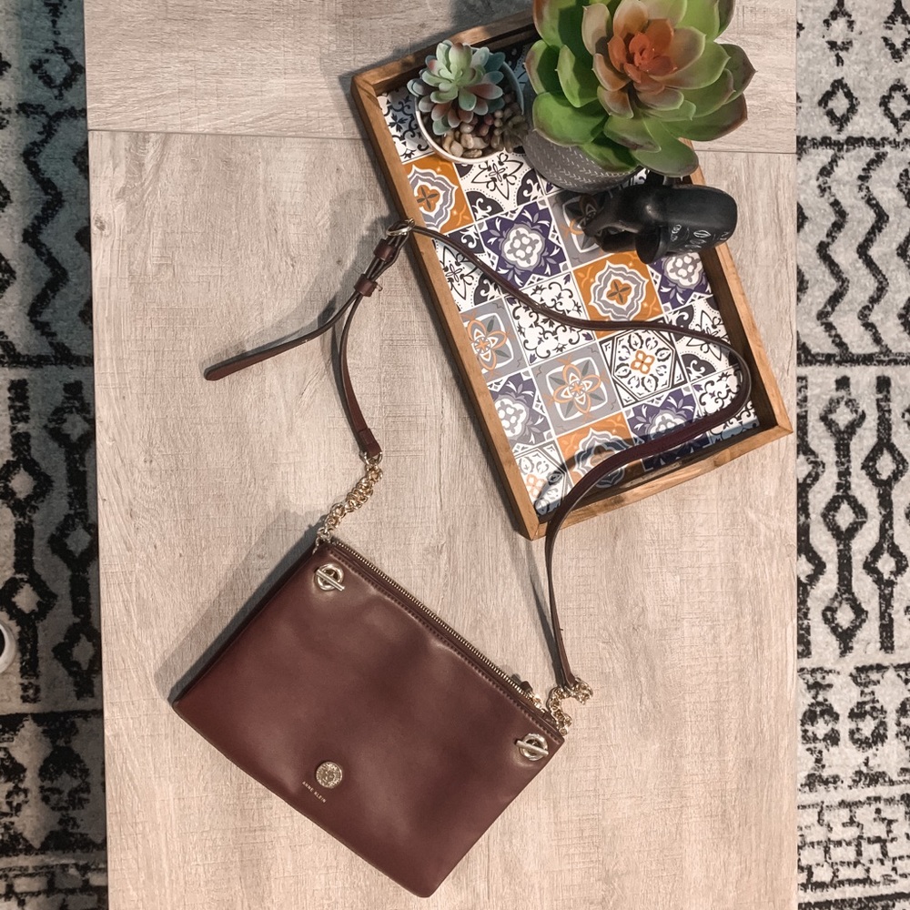 Anne Klein toggle folio crossbody